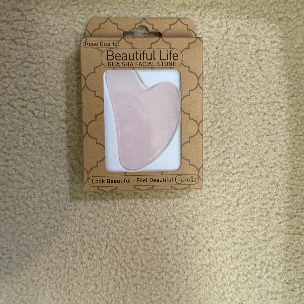 Rose Quartz Gua Sha Facial Stone